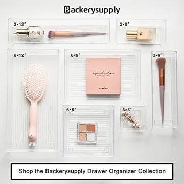 Acrylic Drawer Organizers Set of 10 for Any Space