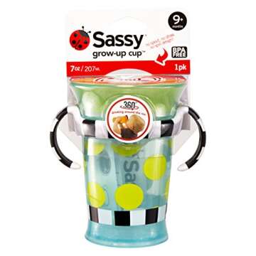 Sassy Spoutless Grow Up Cup - Pediatric Dentist Recommended