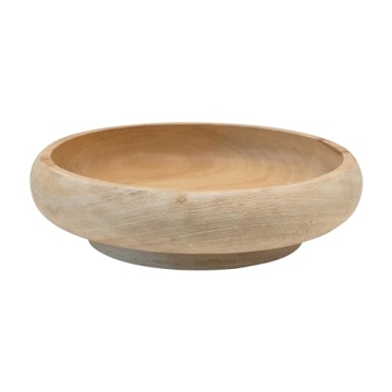 Creative Co-Op Mango Wood Bowl - Stylish & Sustainable Decor