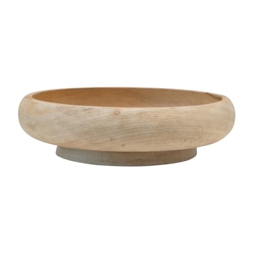 Creative Co-Op Mango Wood Bowl - Stylish & Sustainable Decor