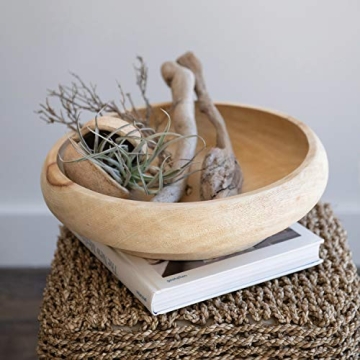 Creative Co-Op Mango Wood Bowl - Stylish & Sustainable Decor