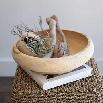 Creative Co-Op Mango Wood Bowl - Stylish & Sustainable Decor