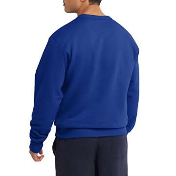 Champion Men's Sweatshirt, Powerblend, Fleece Midweight Crewneck Sweatshirt(Reg. or Big & Tall)