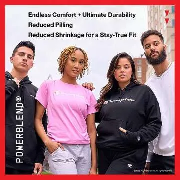 Champion Men's Sweatshirt, Powerblend, Fleece Midweight Crewneck Sweatshirt(Reg. or Big & Tall)