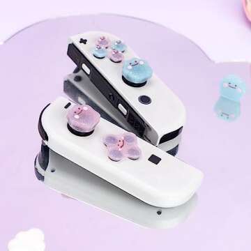 Jusy Cross D-Pad Button Caps for Nintendo Switch