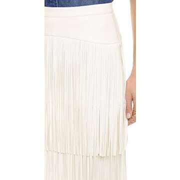 BCBGMAXAZRIA Women's Rashell Fringe Pencil Skirt for Chic Look