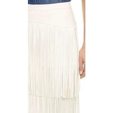 BCBGMAXAZRIA Women's Rashell Fringe Pencil Skirt for Chic Look