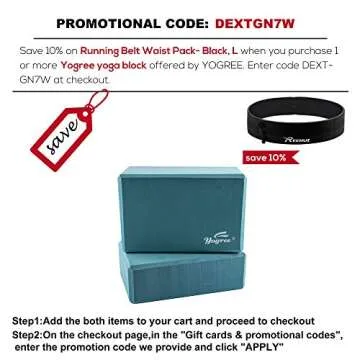 Yogree Yoga Blocks - Durable Support for All Fitness Levels