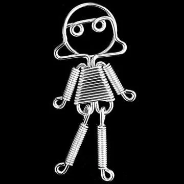 TecUnite Aluminum Craft Wire for Sculpting Armature Bendable Craft Wire for DIY Jewelry Making (1 Roll,Silver,10 M x 1.5 mm)