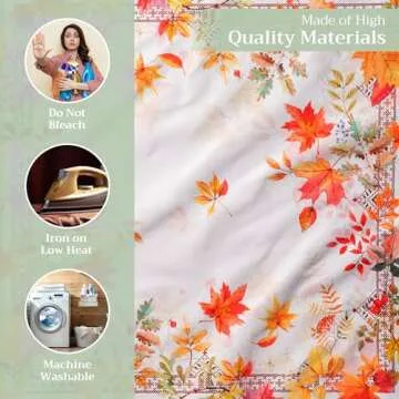 Maison d' Hermine Napkins 20"x20" 100% Cotton Decorative Washable Table Cloth Napkin for Gifts, Kitchen, Party, Wedding, Restaurant & Camping, Amarante - Thanksgiving/Christmas (Set of 4)