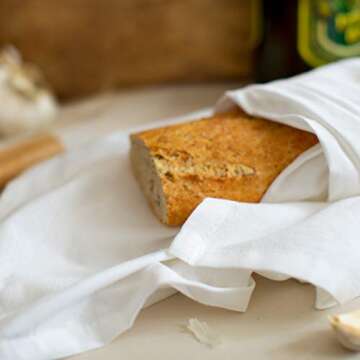 COTTON CRAFT Flour Sack Kitchen Towels 12 Pack 100% Cotton