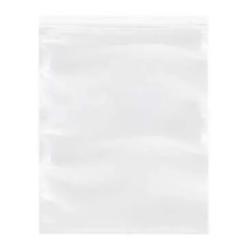 Spartan Industrial - (1000 Count) 2 Mil Clear Reclosable Zip Plastic Poly Bags with Resealable Lock Seal Zipper