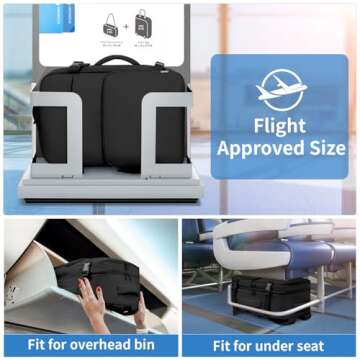 ZOMFELT Travel Backpack for Women Men, Carry on Backpack, TSA 15.6 inch Laptop Backpack Flight Appro...