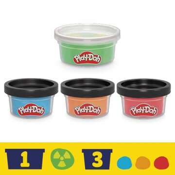 Play-Doh Marvel Hulk Smash & Squish Kids Playset with Bendy Action Figure and Accessories, Imagination Toys for Boys and Girls 4 and Up