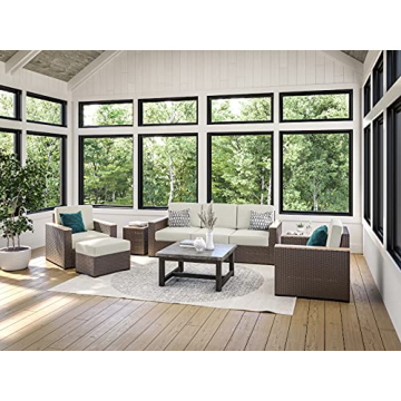 Durable Homestyles 3-Seat Sofa for Stylish Comfort