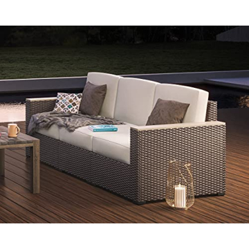 Durable Homestyles 3-Seat Sofa for Stylish Comfort