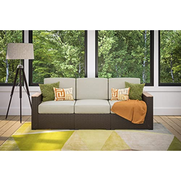 Durable Homestyles 3-Seat Sofa for Stylish Comfort