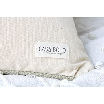 CASA BOHO Throw Pillow Covers - Chic Minimalist Decor