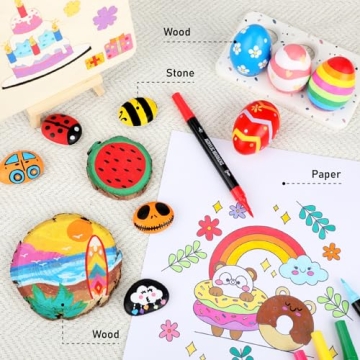 72 Colors Acrylic Paint Markers - Art Supplies Kit for Creators