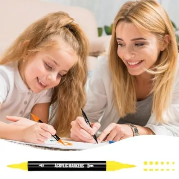 72 Colors Acrylic Paint Markers - Art Supplies Kit for Creators