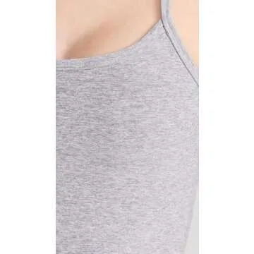 Beyond Yoga Women's Spacedye Slim Racerback Cropped Tank, Silver Mist, S