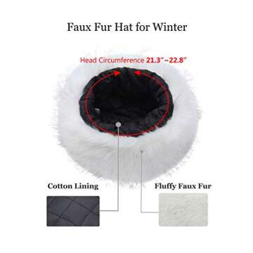 Leopard Faux Fur Bucket Hat for Women | Winter Style