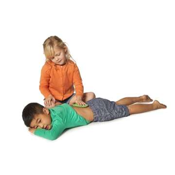 GONGE Tactile Sensory Discs - Starter Set - 10 Textured Stepping Discs, Sensory Exploration, Cognitive Development - Includes Blindfold - Ages 1+, Vibrant