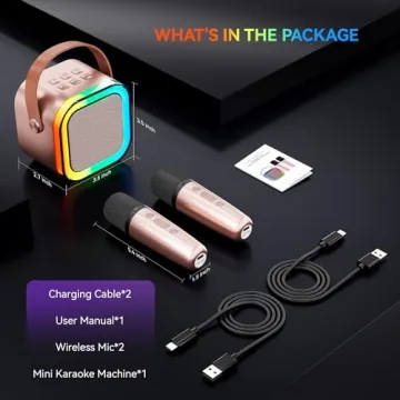 Portable Karaoke Machine for Kids and Adults