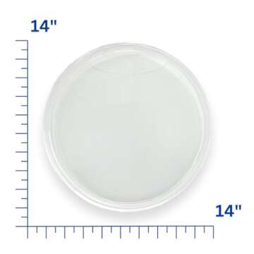 Acrylic Toy Dispenser & Kitchen Wall Organizer, Clear Toy Storage - Wall Mounted Round Acrylic Organizer for Coffee Pods, Packet Holder, Office Supplies Organizer (Style A | 2Pc 14x14x8 Inches)