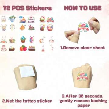 Misurel 144 Pcs Easter Egg Fillers for Kids, Easter Basket Stuffers for Toddler, Easter Gifts for Girls Boys Easter Eggs Stuffers Easter Toys Bunny Easter Party Favor Small Toys for Easter Eggs