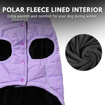 Spark Paws Winter Dog Jacket - Warm & Water-Resistant