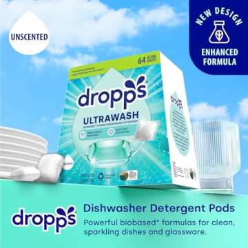 Dropps UltraWash Pods - Eco-Friendly Biobased Cleaning Power