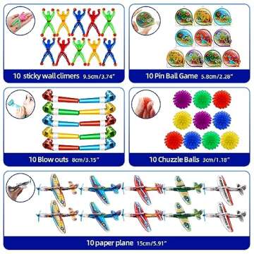 200PCS Goodie Bag Fillers for Kids Party Favors Fun