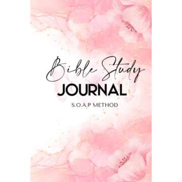 Christian Bible Study Journal using SOAP Method for Women, Sermon Notes Journal, Scripture Note Book...