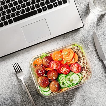 Premium 24-Piece Glass Food Storage Containers Set