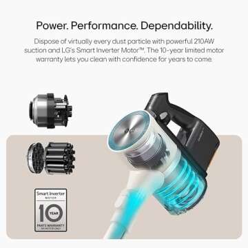 LG CordZero A931: Powerful Cordless Stick Vacuum Cleaner