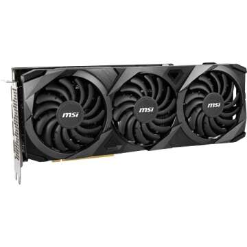 MSI Gaming GeForce RTX 3080 LHR 10GB GDRR6X 320-Bit HDMI/DP Nvlink Torx Fan 3 Ampere Architecture OC...