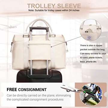 LOVEVOOK Weekender Bag for Women Cute Travel Tote Bag Gym Duffel Bag with Toiletry Bag Carry On Bag Overnight Bag with Wet Pocket Hospital Bag for Labor and Delivery Medium