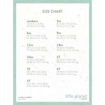 little planet by carter's unisex-baby 3-pack Long Sleeve Bodysuits made with Organic Cotton, Light Cream, 3 Months