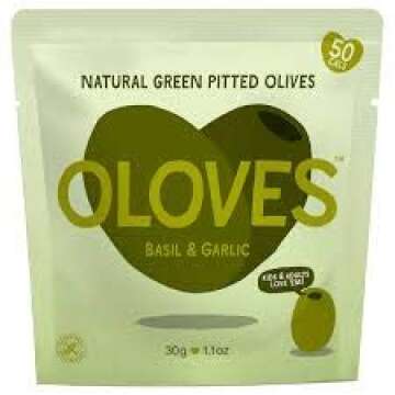 OLOVES Natural Pitted Olives Variety Pack of 4 - Gluten-Free Vegan Kosher Basil & Garlic, Chili & Oregano, Lemon & Rosemary, Chili & Garlic (4-Pack)