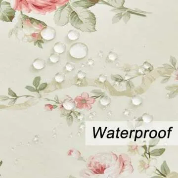 Vintage Floral Tablecloth for Elegant Dining Experience