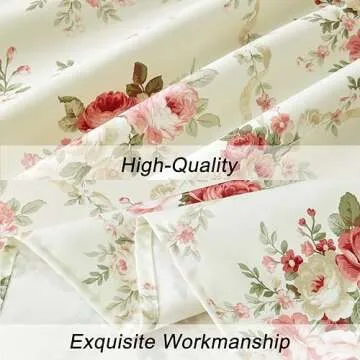 Vintage Floral Tablecloth for Elegant Dining Experience