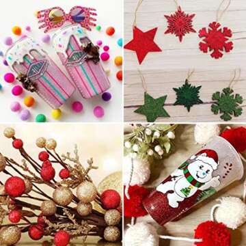 TORC White Fine Glitter 4 oz Safe for Crafts and Cosmetics