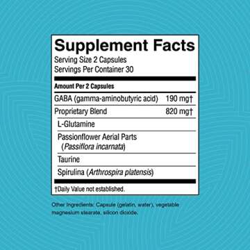 Nature's Sunshine GABA Plus - Relaxation and Brain Health