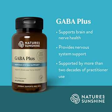Nature's Sunshine GABA Plus - Relaxation and Brain Health