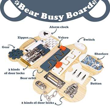 Busy Board Montessori Educational Toys for Toddlers