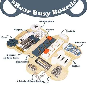 Busy Board Montessori Educational Toys for Toddlers