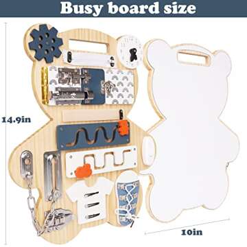 Busy Board Montessori Educational Toys for Toddlers