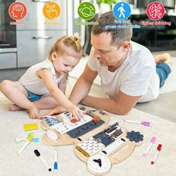 Busy Board Montessori Educational Toys for Toddlers