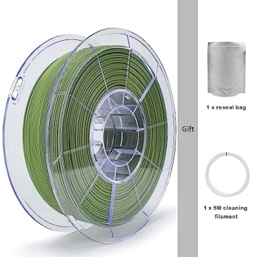 ZIRO 3D Printer Multicolor Matte PLA Filament 1.75mm 1KG